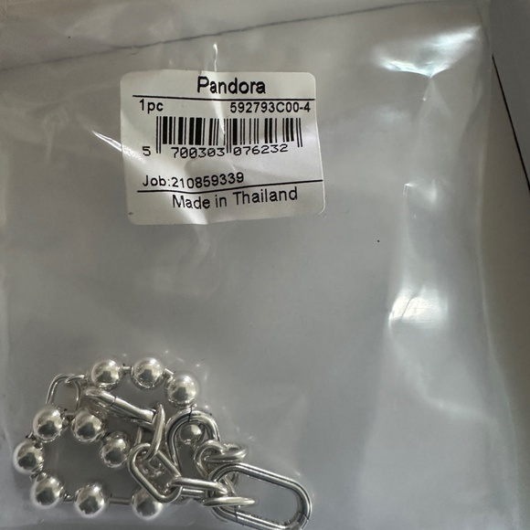 NWT Pandora ME Metal Bead & Link Chain Bracelet Sterling Silver 🤩💫💅🏼 - Picture 6 of 11